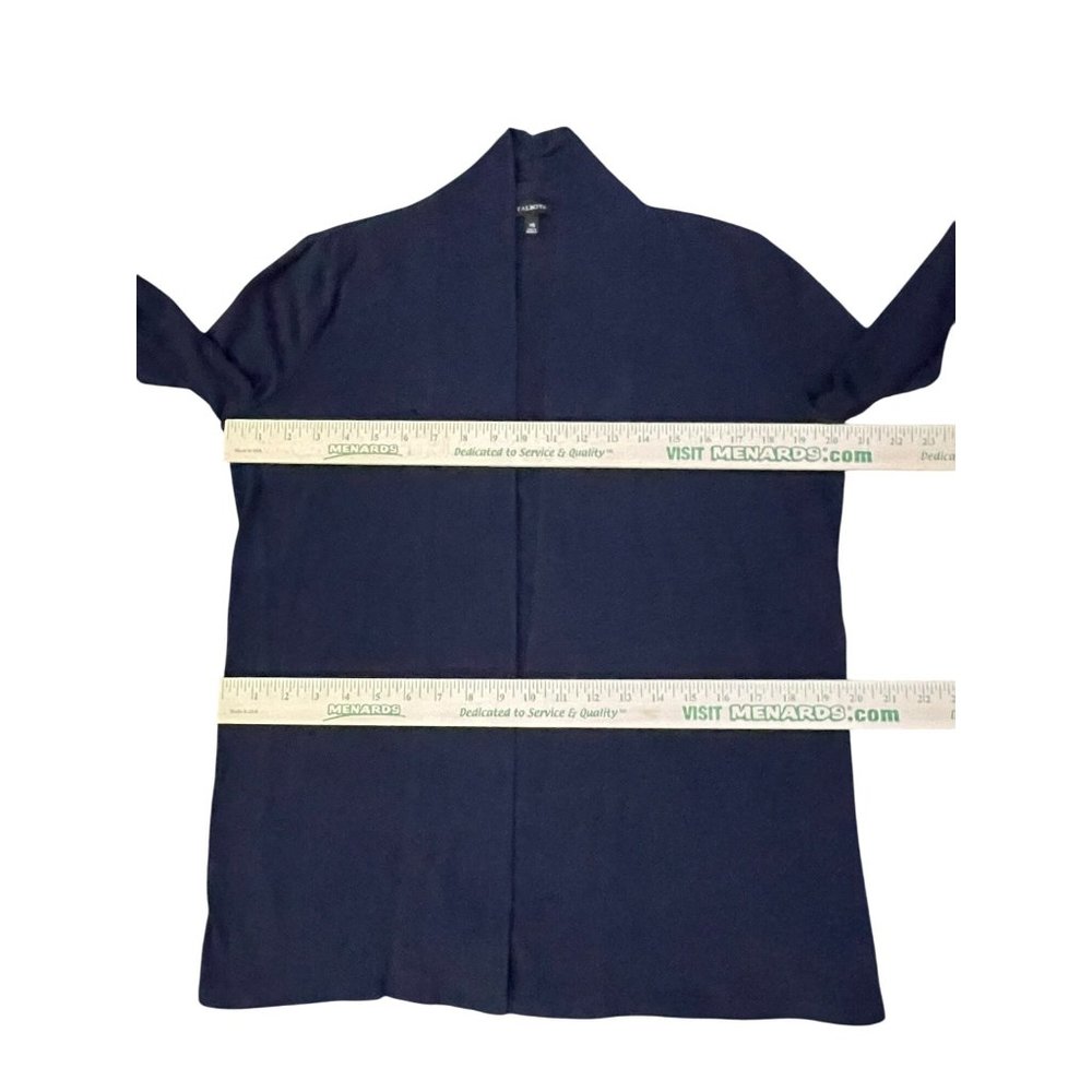 Talbots Cardigan Womens XS Used Open Front Dark Blue - Picture 9 of 10